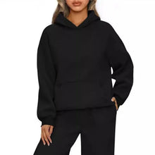 Load image into Gallery viewer, Autumn Winter Casual Sports hoodie Sweatshirt Solid-color long-sleeve Women's Fashion Loose hoodie Women's tops pullover
