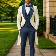 Load image into Gallery viewer, Men's Summer 3-Piece Tailcoat Suit
