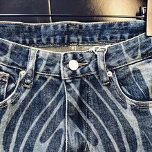 Load image into Gallery viewer, Zipper Fly Stonewashed Casual Patchwork Jeans
