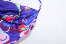 Cargar imagen en el visor de la galería, Weird Puss Colorful Print Backless Sleeveless Dress
