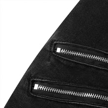Load image into Gallery viewer, Men Slim Biker Ripped Long Denim  Skinny Jeans
