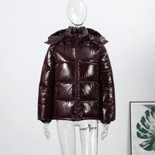 Load image into Gallery viewer, Women's  Hood Casual Stand Collar Zipper Long Sleeve Jacket
