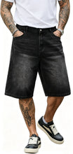 Load image into Gallery viewer, 2026 Summer Men's New Versatile Denim Shorts Personalized Trend Straight American Five-point Pants
