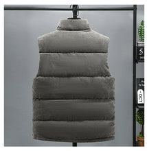 Load image into Gallery viewer, 2025 New Vest Jacket Men's Autumn Winter Warm Coat Stand Collar Padded Waistcoat Corduroy Work Wear Male Clothes M-5XL
