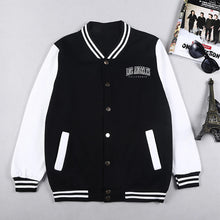 Cargar imagen en el visor de la galería, Chaqueta de béisbol holgada informal con estampado para niño
