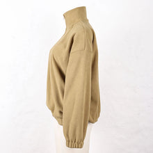Load image into Gallery viewer, Original Fall Winter Lamb Fleece Hoodie Women Casual Loose Thick Zipper Long Sleeve Lapel Pullover Top Lady Hoodies Streetwear
