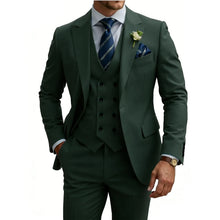 Load image into Gallery viewer, Mens 3 Piece Slim Fit Double Breasted Suit
