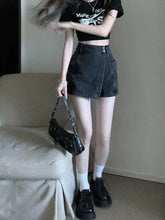 Load image into Gallery viewer, High Waist Denim Women Loose Slimming Hip Covering Skirt  Shorts
