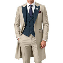 Load image into Gallery viewer, 3 Piece Mens Tailcoat Slim Fit Double breasted Suit
