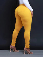 Cargar imagen en el visor de la galería, Women's Casual High-Waisted Denim Skinny Jeans
