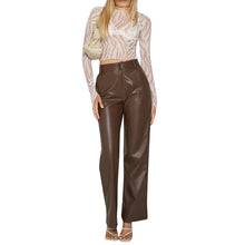 Load image into Gallery viewer, Faux Leather Pu Pants
