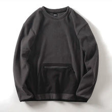 Load image into Gallery viewer, Men's Casual Versatile Pullover Top Self Heating Zipper Pocket Sweatshirt
