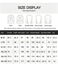 Load image into Gallery viewer, Men's Suits Complete Men's Suits 3‑Piece Outfit Set Elegant Wrinkle‑Resistant Well‑Tailored For Wedding Business Meetings
