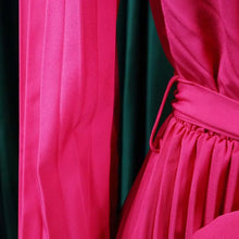 Load image into Gallery viewer, Elegant Pleated Jumpsuits &amp; Rompers Full Sleeve V Neck High Waisted Fashion Ladies Birthday Party Dinner Outfits Overalls Cloth
