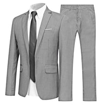 Load image into Gallery viewer, Men  Long Sleeve Lapel Blazer Jacket with Pants
