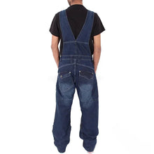 Load image into Gallery viewer, Men Denim Suspenders Simple Multi Pocket Baggy Jeans Overalls
