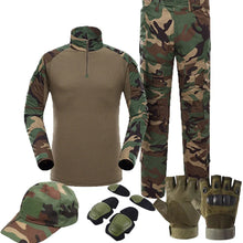 Load image into Gallery viewer, Tactical  Uniform Suits Milit Outdoor Camouflage Suit Hunting Shirts Pants Fish Trainning Airsoft Paintball Clothes Sets
