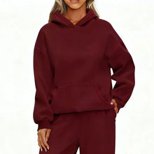 Load image into Gallery viewer, Autumn Winter Casual Sports hoodie Sweatshirt Solid-color long-sleeve Women's Fashion Loose hoodie Women's tops pullover
