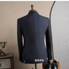 Load image into Gallery viewer, Men's Suits Complete Men's Suits 3‑Piece Outfit Set Elegant Wrinkle‑Resistant Well‑Tailored For Wedding Business Meetings

