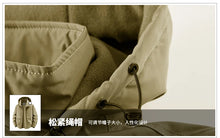 Load image into Gallery viewer, Winter Coat Men Windbreakers Waterproof Jackets Hoodies Male Outerwear Multi-pocket Motorcycle Cargo Coats Parkas Men Clothing
