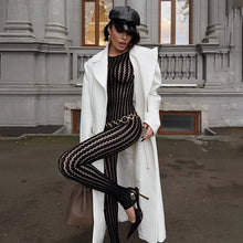 Load image into Gallery viewer, Black Jumpsuits Women Sexy Fishnet See Through Long Rompers 2026 Summer Women Pants Skinny Rompers Jumpsuits Overalls Pantyhose
