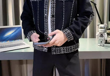 Load image into Gallery viewer, Men's Black Male  Splicing  Korean Reviews Stylish Jacket
