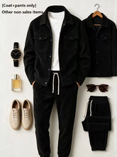 Load image into Gallery viewer, Men Corduroy 2-Piece Set
