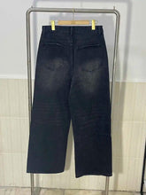 Load image into Gallery viewer, IEFB Simple Men's Denim Trousers Solid Color Washing American Style Casual Pants Straight Leg Baggy Male Jeans Spring 9W667
