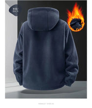 Load image into Gallery viewer, Winter New Fashionable Plush Thickened Warm Hooded Jacket
