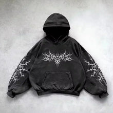 Load image into Gallery viewer, American Y2K New Hip Hop Trend Zipper Hoodie Women Street Casual Loose Joker Vintage Sweatshirt Unisex Fleece Padded Warm Hoodie
