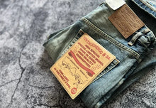 Load image into Gallery viewer, 14OZ American vintage  red ear high-end loose straight leg denim pants
