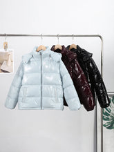 Load image into Gallery viewer, Women's  Hood Casual Stand Collar Zipper Long Sleeve Jacket
