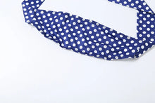 Lade das Bild in den Galerie-Viewer, Kliou  Polka Dot Print Halter Backless Tank Tops+Skinny Long Pants
