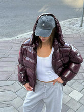Load image into Gallery viewer, Women's  Hood Casual Stand Collar Zipper Long Sleeve Jacket
