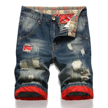 Load image into Gallery viewer, New Summer Vintage Washed  Denim Ripped  Shorts
