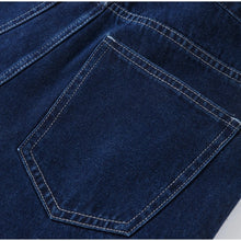 Load image into Gallery viewer, Casual Denim Jacket Pants Set Women Lace Up Lapel Pocket Single Breasted Coat Straight Jeans 2025 Spring High Street Outfit Lady
