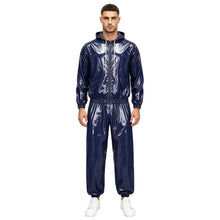 Load image into Gallery viewer, Mens Hooded Windbreaker Jogging Track Suit
