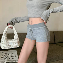 Load image into Gallery viewer, Women High Elastic Lace Up Drawstring Shorts
