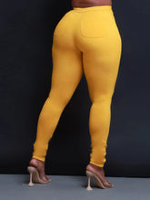 Cargar imagen en el visor de la galería, Women's Casual High-Waisted Denim Skinny Jeans
