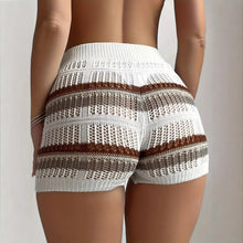 Load image into Gallery viewer, Fashion Elegant Striped Knit Shorts
