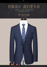 Load image into Gallery viewer, Suit (Blazer+Pants) Men's Fashion Business Outdoor Gentleman Trend Solid Color Casual Slim-fit Wedding Host Gentleman Suit S-6XL
