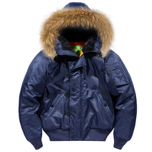 Load image into Gallery viewer, Men's  Padding Parkas Outdoor Fur Hooded Jacket
