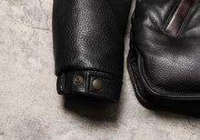 Load image into Gallery viewer, YR-Original Thick Leather Winter Jacket, Vintage Style, Heavy Real Cowhide Coat, 400g Duck Down Cloth, Quality Wholesales

