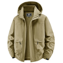 Load image into Gallery viewer, Winter Coat Men Windbreakers Waterproof Jackets Hoodies Male Outerwear Multi-pocket Motorcycle Cargo Coats Parkas Men Clothing
