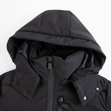 Load image into Gallery viewer, Women's Hooded High Waist Padded Parkas Coats with Belt Female Elegant Pockets Skiing Jackets
