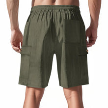 Load image into Gallery viewer, American Men's Heavy Loose Four Seasons Hip Hop Casual Sports Running Corduroy Tooling Shorts
