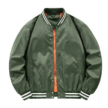 Load image into Gallery viewer, Baseball Jackets Men Loose Casual Air Bomber Jackets Male Spring Autumn MA-1 Flight Coats Fashion Man Multi Pockets Cargo Coats
