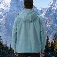 Load image into Gallery viewer, Men's Outdoor Jacket Waterproof Windbreaker Sports Climbing Trekking Multiple Pockets Skiing Softshell Zipper Hooded Jackets
