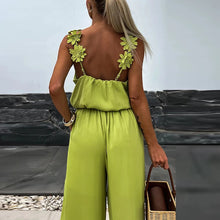 Load image into Gallery viewer, Female Jumpsuit For Women Casual Summer Solid Loose Long Pants Jumpsuit Women Bohemian Rompers Jumpsuit Overalls Female
