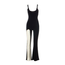 Load image into Gallery viewer, Gauze Jumpsuits Solid Black Jump Suits For Women Overalls Sleeveless Combinaison Femme Flare Pants Romper Monos Mujer Elegante
